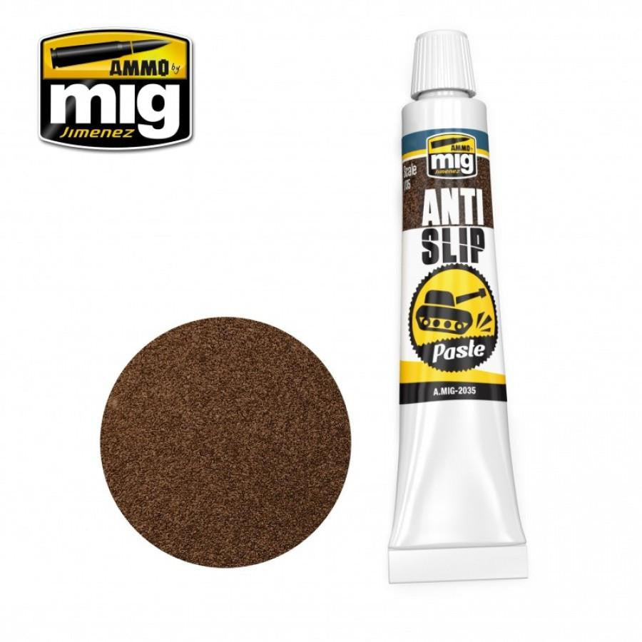 MiG Ammo Anti Slip Paste Brown Color 2035